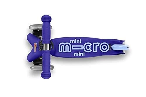 Micro Mini Deluxe 3-Wheeled, Lean-to-Steer, Swiss-Designed Micro Scooter for Kids, Ages 2-5 - Blue…