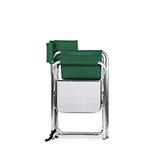 Sports Chair with Side Table - Beach Chair - Camp Chair for Adults, (Hunter Green)