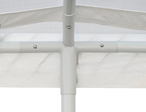 Caravan Canopy Domain 10 x 20 Foot Straight Leg Instant Canopy Tent Set, White