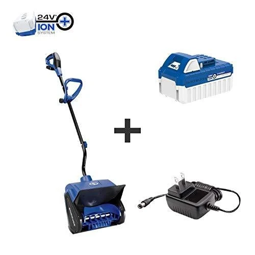 Snow Joe 24V-SS13 24-Volt iON+ 13-Inch 4-Ah Cordless Snow Shovel, Kit (w/4-Ah Battery + Quick Charger)
