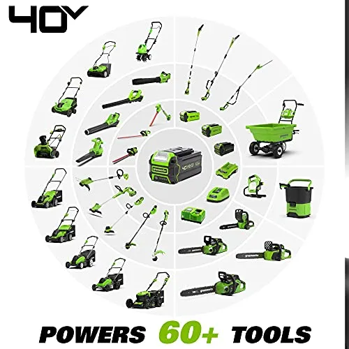 Greenworks 40V Cordless String Trimmer and Leaf Blower Combo Kit, 2.0Ah Battery and Charger Included