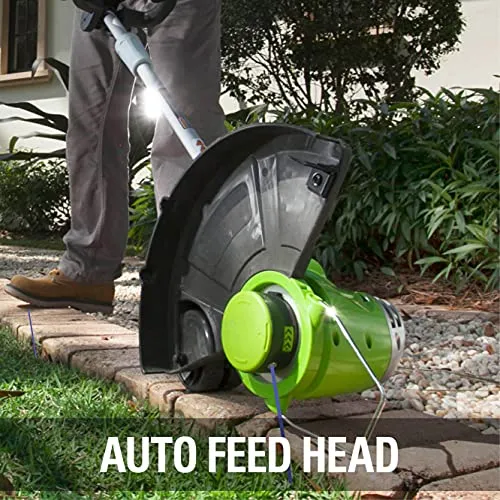 Greenworks 40V 13" Cordless String Trimmer / Edger, 2.0Ah Battery and Charger Included