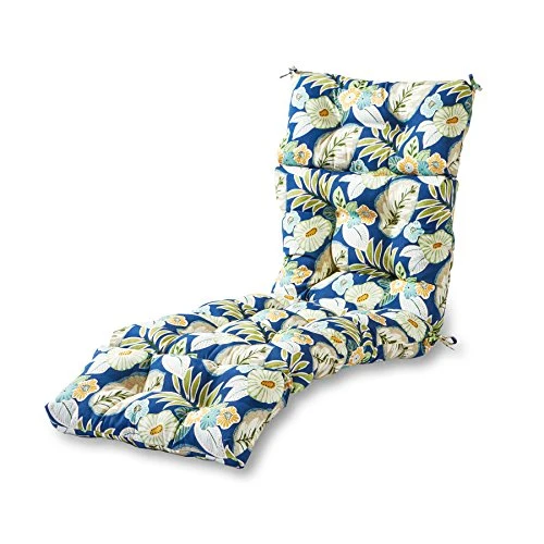 Greendale Home Fashions Indoor/Outdoor Chaise Lounger Cushion, 72-Inch, Marlow