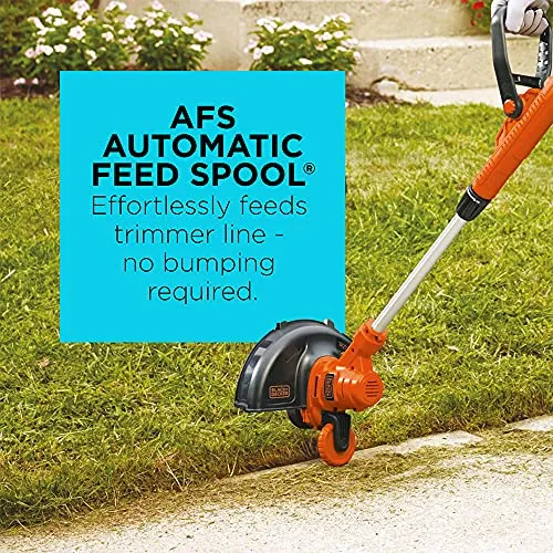 BLACK+DECKER 3-in-1 String Trimmer/Edger & Lawn Mower, 6.5-Amp, 12-Inch, Corded (MTE912) (Power cord not included)