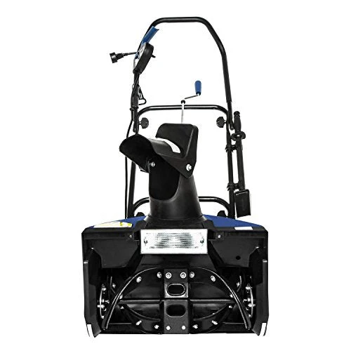 Snow Joe SJ623E 18-Inch 15-Amp Electric Single Stage Snow Thrower w/Headlights, Blue Clearing Width, Motor