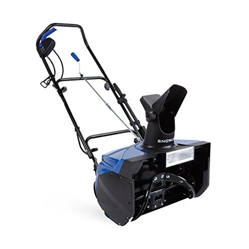 Snow Joe SJ623E 18-Inch 15-Amp Electric Single Stage Snow Thrower w/Headlights, Blue Clearing Width, Motor
