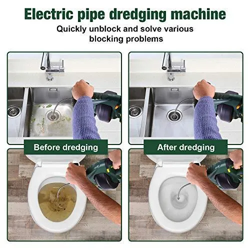 Drain Auger, Automatic Plumbing Snake, 25Ft(7.6m), 20-Volt MAX Li-Ion, Perfect Cordless Drain Clog Remover, Power Tool for 3/4" to 3" Pipes, Replaceable Flexible Shaft - MTW700B