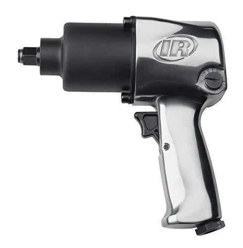 Ingersoll Rand 231C 1/2” Drive Air Impact Wrench – Lightweight, Max 600 ft-lbs Torque Output, Adjustable Power, Twin Hammer, Silver