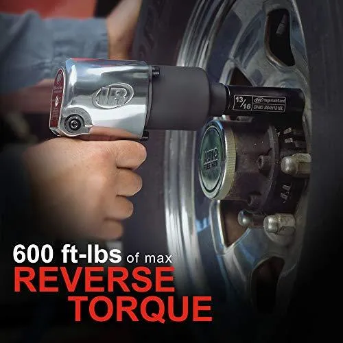 Ingersoll Rand 231C 1/2” Drive Air Impact Wrench – Lightweight, Max 600 ft-lbs Torque Output, Adjustable Power, Twin Hammer, Silver