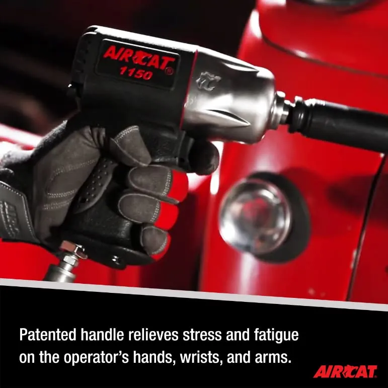 AIRCAT 1150 1/2-Inch Drive "Killer Torque" Composite Impact Wrench 1295 ft-lbs