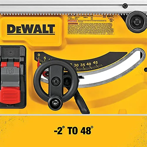 DEWALT Table Saw for Jobsite, Compact, 8-1/4-Inch (DWE7485)