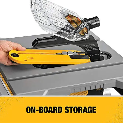 DEWALT Table Saw for Jobsite, Compact, 8-1/4-Inch (DWE7485)