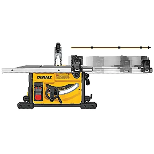 DEWALT Table Saw for Jobsite, Compact, 8-1/4-Inch (DWE7485)