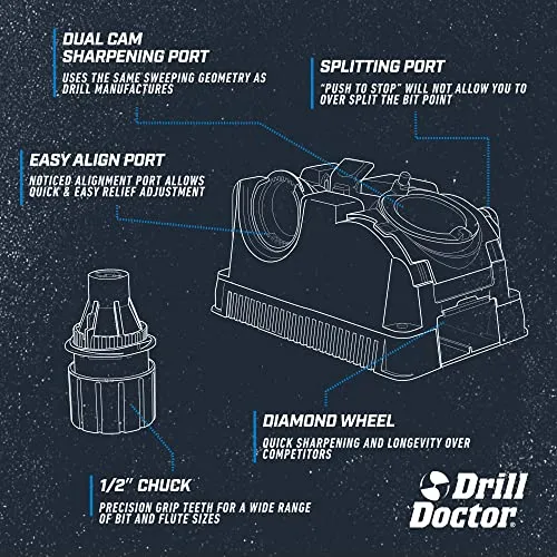 Drill Doctor DD500X Drill Bit Sharpener