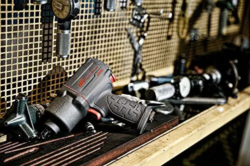 Ingersoll Rand 2235TiMAX 1/2” Drive Air Impact Wrench – Lightweight 4.6 lb Design, Powerful Torque Output Up to 1,350 ft-lbs, Titanium Hammer Case, Max Control, Gray