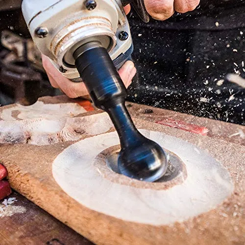 ARBORTECH Ball Gouge | Ø 30 mm Spherical Shaped Wood Gouge Power Carving Attachment for Angle Grinder | BAL.FG.2000
