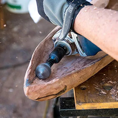 ARBORTECH Ball Gouge | Ø 30 mm Spherical Shaped Wood Gouge Power Carving Attachment for Angle Grinder | BAL.FG.2000