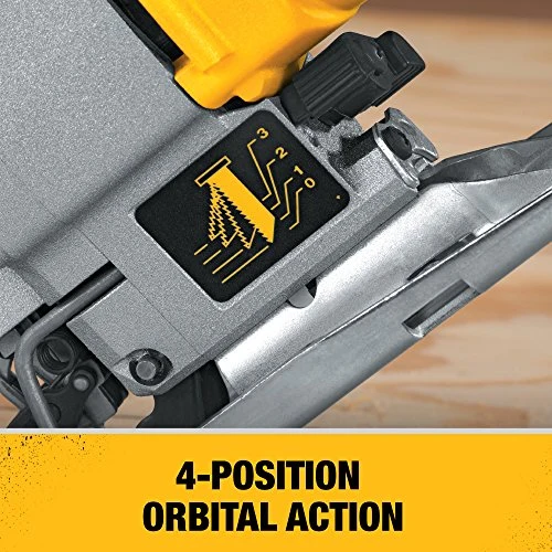 DEWALT Jig Saw, Top Handle, 5.5-Amp, Corded (DW317K)