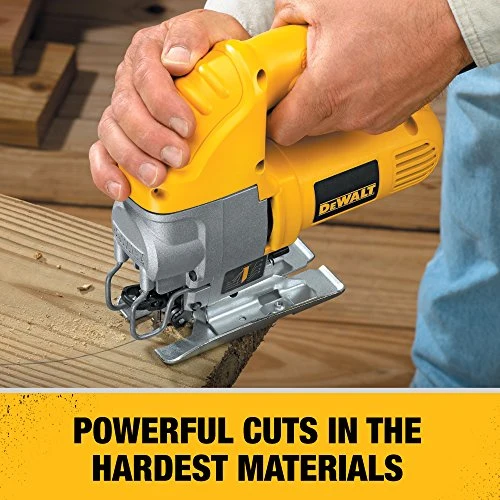 DEWALT Jig Saw, Top Handle, 5.5-Amp, Corded (DW317K)