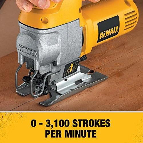 DEWALT Jig Saw, Top Handle, 5.5-Amp, Corded (DW317K)