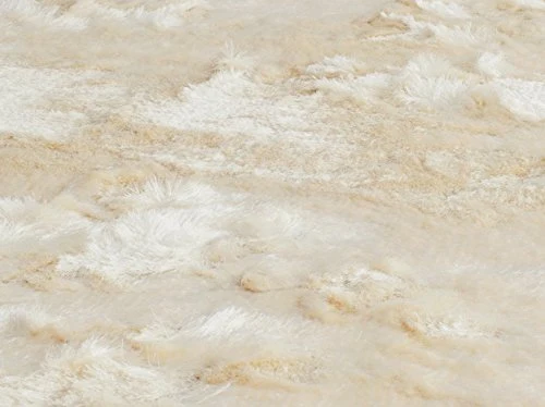 Safavieh Paris Shag Collection SG511 Handmade Silken Glam 2.5-inch Thick Area Rug, 4' x 6', Ivory