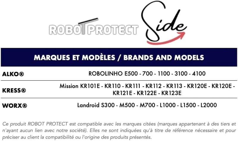 Abri robot tondeuse Side