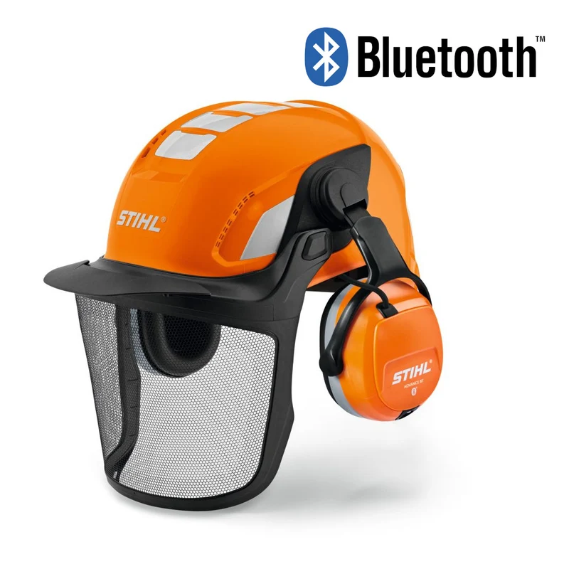 Casque de protection visière grillagée STIHL X-VENT Bluetooth