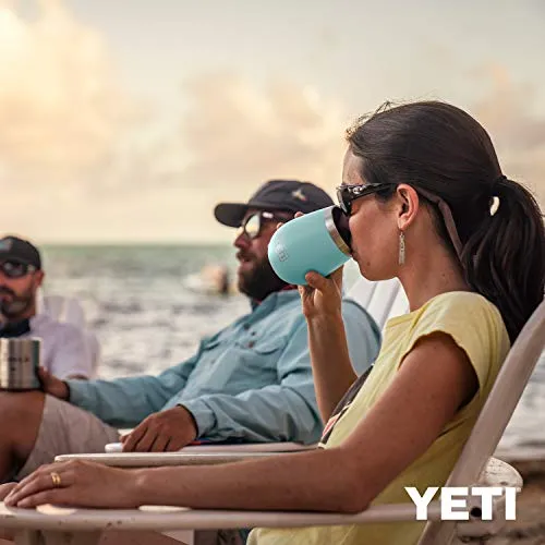 YETI Rambler 10 oz Stainless Steel Vacuum Insulated Wine Tumbler, 2 Pack, Seafoam