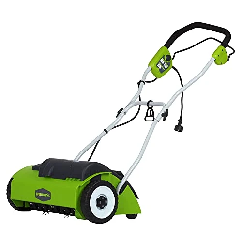 Greenworks 10 Amp 14-Inch Corded Dethatcher, 27022
