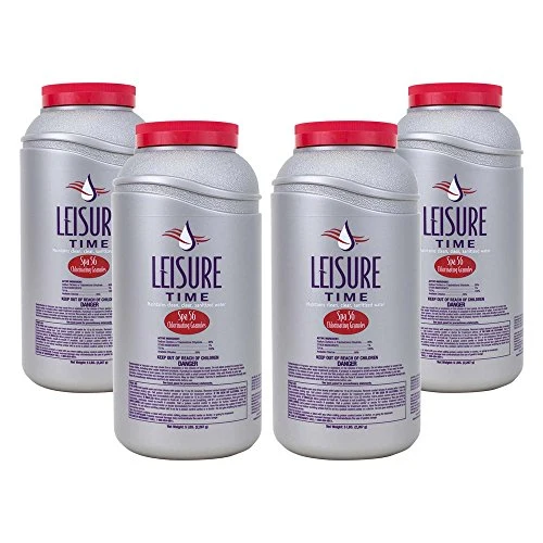 Leisure Time E5-04 Spa Chlorine, 4-Pack , Grey