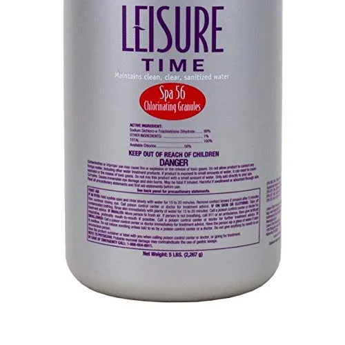 Leisure Time E5-04 Spa Chlorine, 4-Pack , Grey