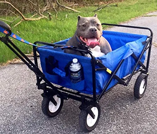 Mac Sports WTC-111 Outdoor Utility Wagon, Solid Blue