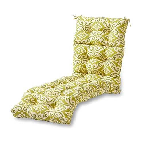 Greendale Home Fashions Indoor/Outdoor Chaise Lounger Cushion, 72-Inch, Shoreham