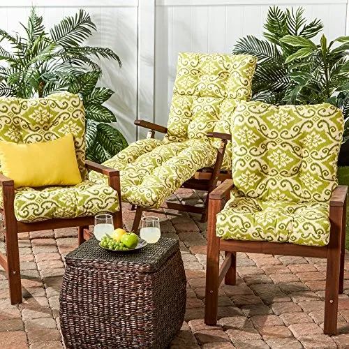 Greendale Home Fashions Indoor/Outdoor Chaise Lounger Cushion, 72-Inch, Shoreham