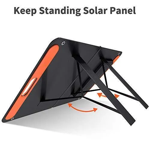 Jackery SolarSaga 60W Solar Panel for Explorer 160/240/500 as Portable Solar Generator, Portable Foldable Solar Charger for Summer Camping Van RV(Can't Charge Explorer 440/ PowerPro)