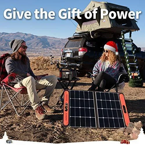 Jackery SolarSaga 60W Solar Panel for Explorer 160/240/500 as Portable Solar Generator, Portable Foldable Solar Charger for Summer Camping Van RV(Can't Charge Explorer 440/ PowerPro)