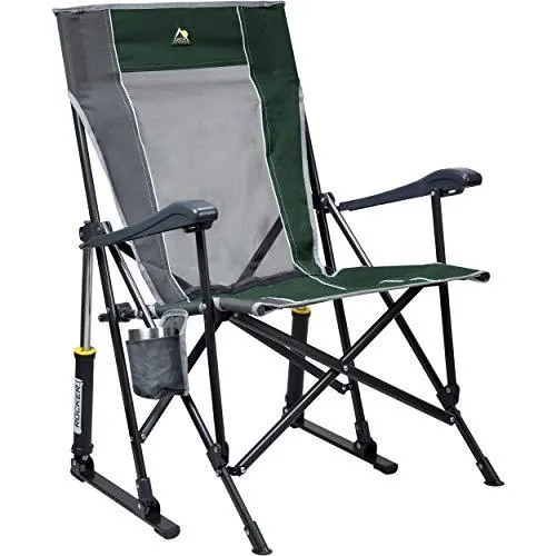 GCI Outdoor RoadTrip Rocker Outdoor Rocking Chair, Hunter