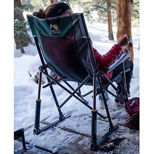 GCI Outdoor RoadTrip Rocker Outdoor Rocking Chair, Hunter