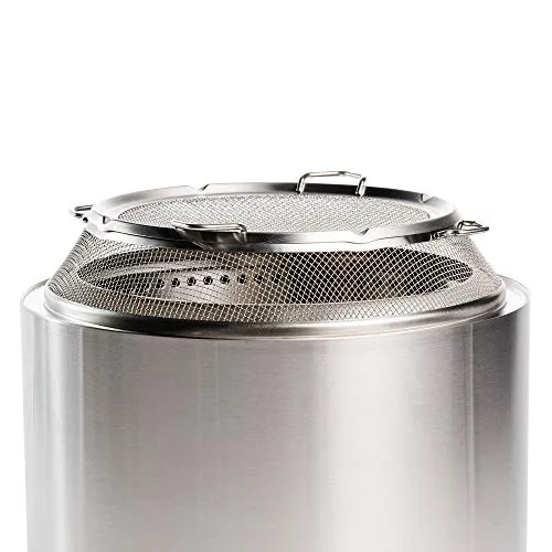 Solo Stove Stainless Steel Bonfire Pit Spark Screen with guilds Shield Protector Mesh Protective Spark Screen for Backyard and Outdoor fire pits Stops Hot Embers
