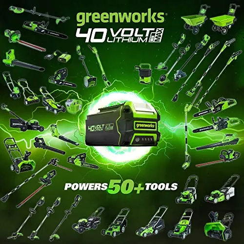 Greenworks 40V 14 inch Cordless Lawn Mower, Tool Only, MO40B00