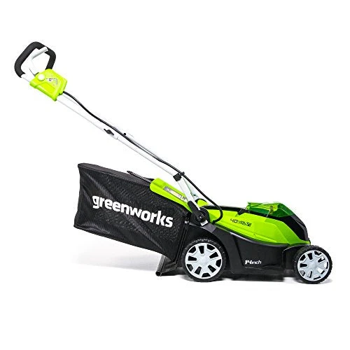 Greenworks 40V 14 inch Cordless Lawn Mower, Tool Only, MO40B00