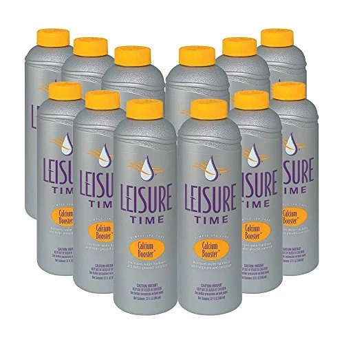 LEISURE TIME CB-12 Calcium Booster for Spas and Hot Tubs, 1-Quart, 12-Pack