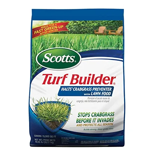 Scotts Turf Builder Halts Crabgrass Preventer with Lawn Food, 15,000 sq. ft.