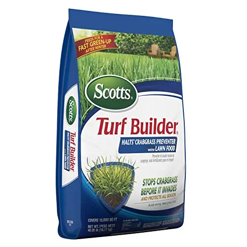 Scotts Turf Builder Halts Crabgrass Preventer with Lawn Food, 15,000 sq. ft.