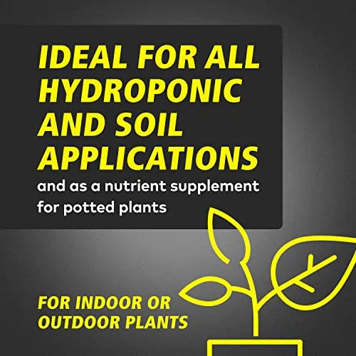 General Hydroponics Flora Grow, Bloom, Micro Combo Fertilizer set, 1 Gallon (Pack of 3)