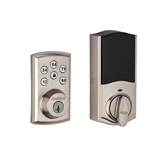 Kwikset 98880-004 SmartCode 888 Smart Lock Touchpad Electronic Deadbolt Door Lock with Z-Wave Plus Featuring SmartKey Security in Satin Nickel