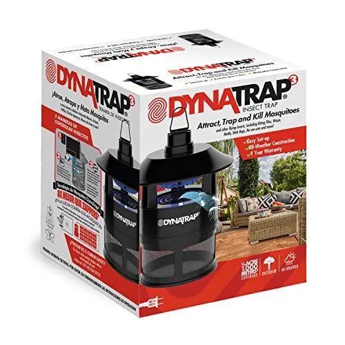 DynaTrap ¼ Acre Outdoor Mosquito and Insect Trap – Black