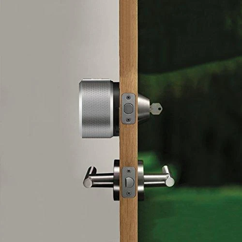 August Smart Lock Pro (3rd Gen) + Connect Hub - Zwave, HomeKit & Alexa Compatible - Silver