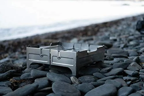 WOLF GRIZZLY Fire Safe; A Portable, Foldable Fire Pit for Outside Cooking and Bonfires