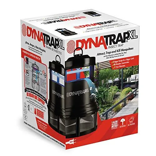 DynaTrap DT2000XLP 1 Acre XL Mosquito and Insect Trap – Black